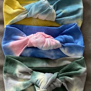 Best Beanies ribbed tie dye knot headband